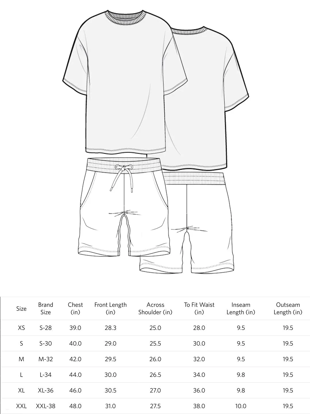 Brown & Yellow Oversized Wars Graphic Clothing Set