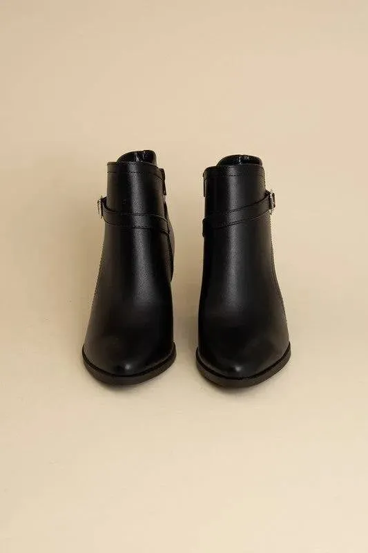 Nadine Buckle Ankle Boots - Modern Chic