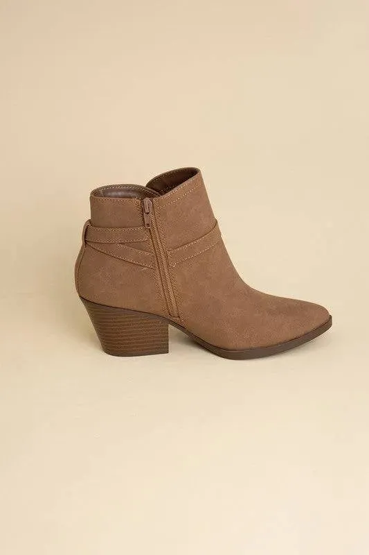 Nadine Buckle Ankle Boots - Modern Chic