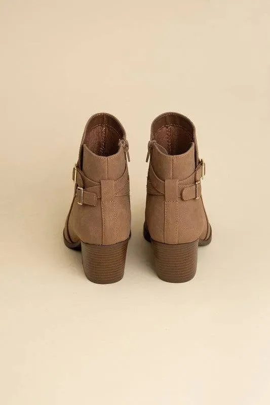 Nadine Buckle Ankle Boots - Modern Chic