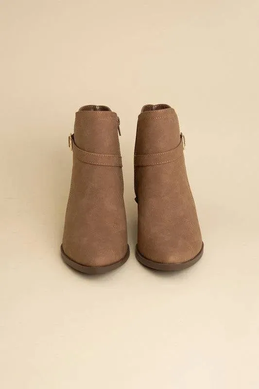 Nadine Buckle Ankle Boots - Modern Chic