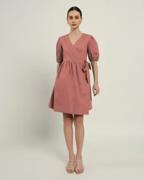 The Inzai Ivory Pink Cotton Dress